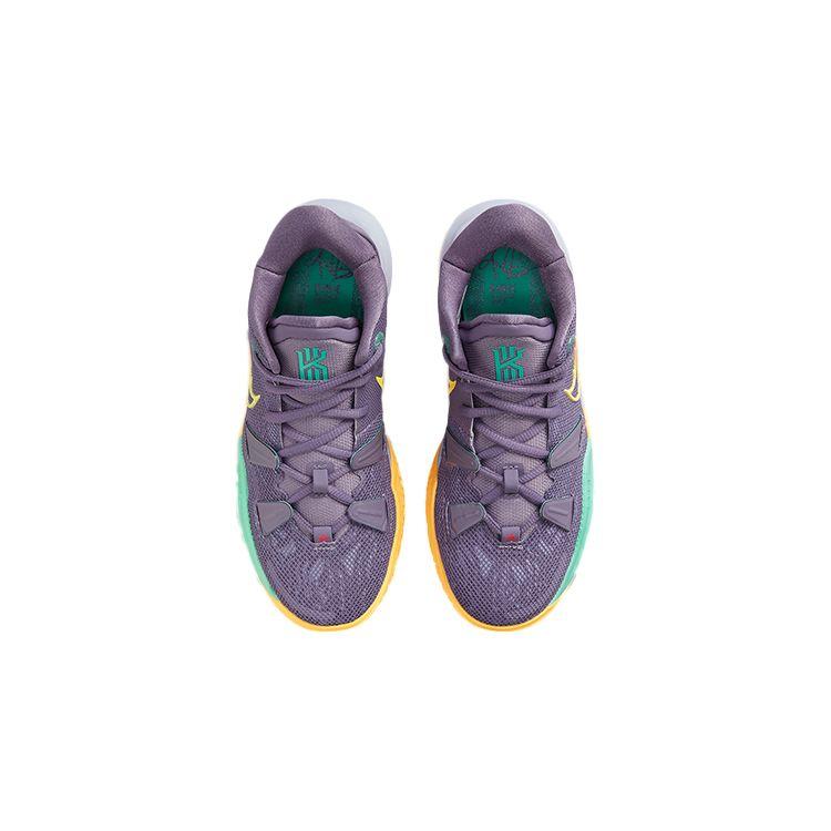 Nike Kyrie 7 GS Daybreak Kids Sneakers Purple Citron-Pulse Siren-Red CT4080-500