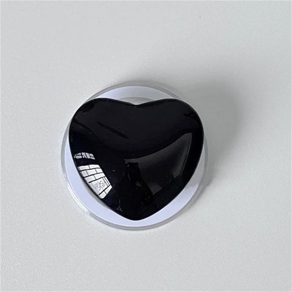 Korean Cute 3D Love Heart For Magsafe Magnetic Phone Griptok Grip Tok Stand For iPhone Wireless Charging Holder Bracket