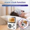 Portable Radio Receiver Alarm Clock LCD Screen Dual Band Stereo Sound with Headphones Pocket-sized AM FM Radio