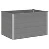 Garden Raised Bed WPC 150 x 100 x 91 cm Grey