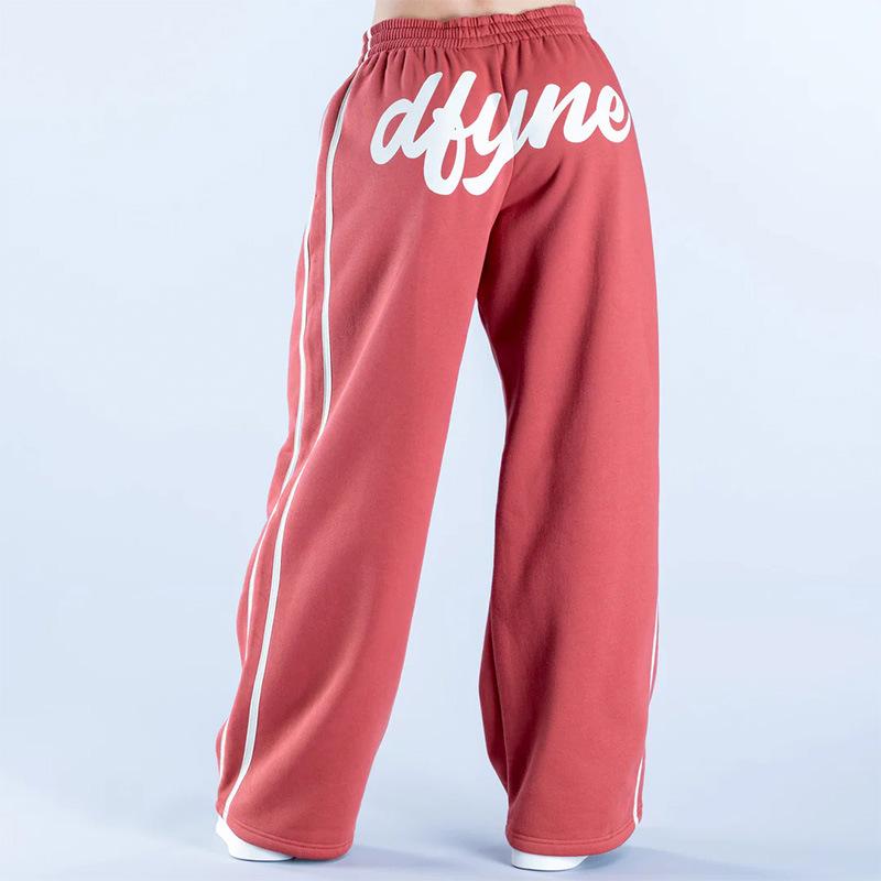 Straight casual men's and women's loose hip-hop trend autumn and winter pants