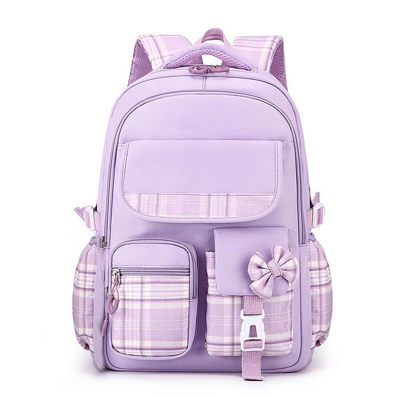 Primary and secondary school school bags Large capacity school bags Children's trend shoulders for grades 3-6