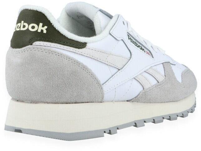 Кроссовки Reebok Classic Leather белый/стильный туман/чистый серый