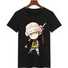ONE PIECE Short Sleeve T-Shirt Men's Luffy Essolon Half Sleeve Clothes Men's and Women's Summer Bottom Shirt
