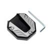 Motorcycle Bike Kickstand Extender Foot Side Stand Extension Foot Pad Support Enlarger Scooter Moped Foot Pad Aluminum Alloy