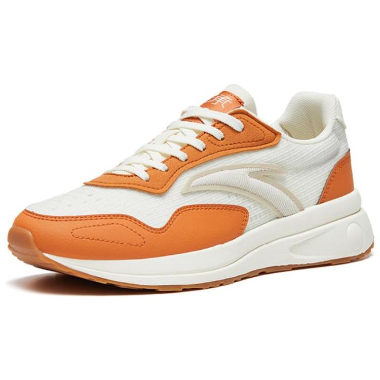 Anta Life Collection Abrasion Resistant Breathable Low top Sports Casual Shoes Women's White Brown Gray 122328871-2