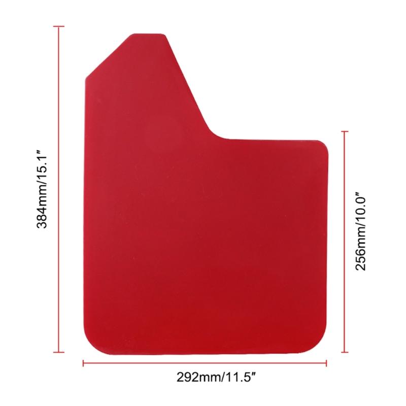 4x Parafanghi Anteriori Posteriori per Auto Parafango Ruota Posteriore Modifica Decorazione Speciale per SUV Furgone Pickup Paraspruzzi Universali