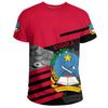 Angola Coat of Arms T-shirt for Men Summer 3D Printed T Shirts Crew Neck Short Sleeves Casual Tops Streetwear Loose Tee Shirt