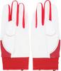Adidas Batting Gloves BASIC Red X White JL LBG405 Baseball/Softball