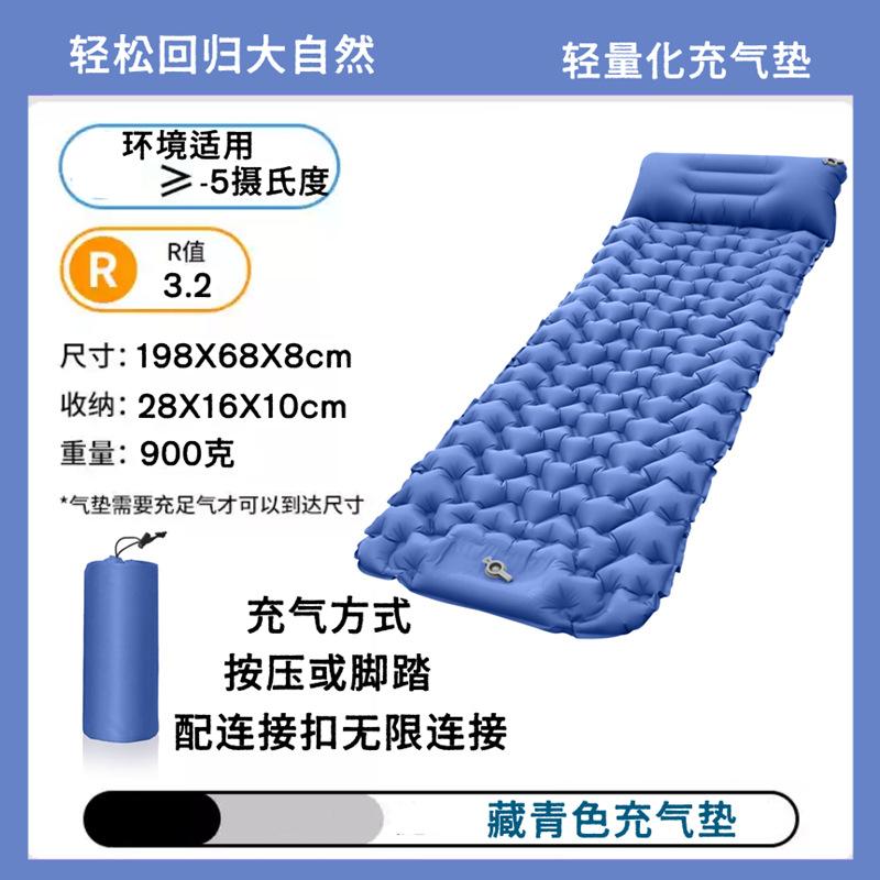 Thickened Lightweight Outdoor Foldable Portable TPU Waterproof Tent Nap Mattress for Picnic Barbecue Beach Use Single/Double