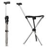 Foldable Walking Cane with Seat Practical Travel Use Chair Cane for Convenient Rest of Travel and Outdoor Activity Use