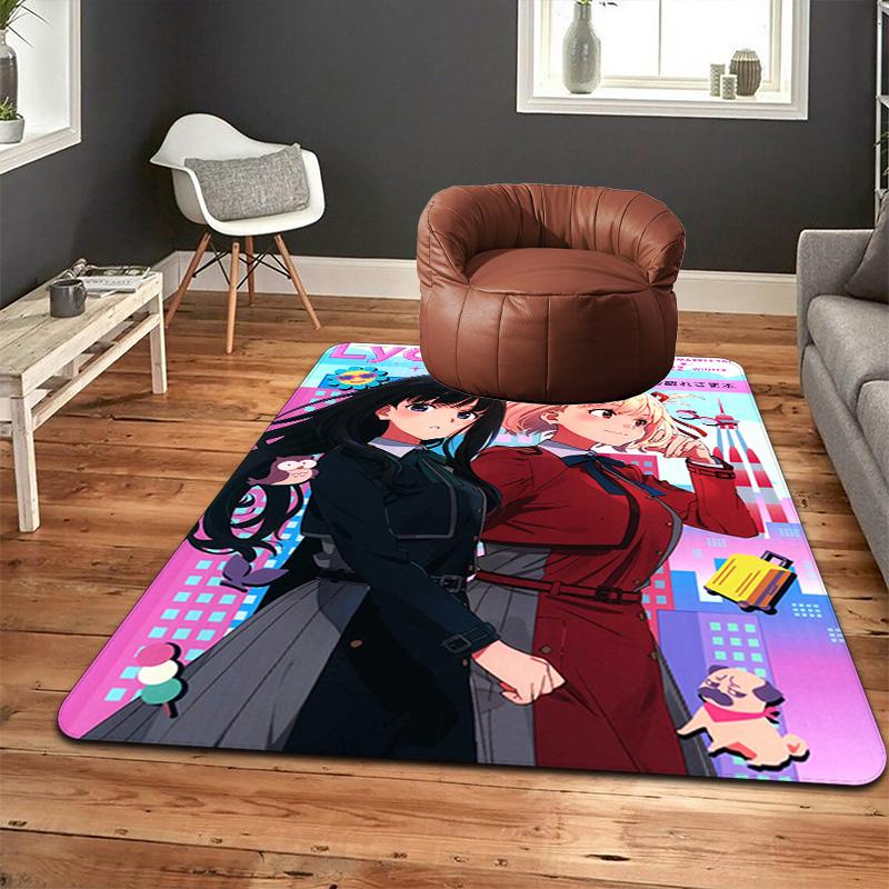 Lycoris Recoil Rug Floor Mat for Living Room or Bedroom Soft and Comfortable Carpet a Gift for Birthday and Holiday.FFFDT1012104