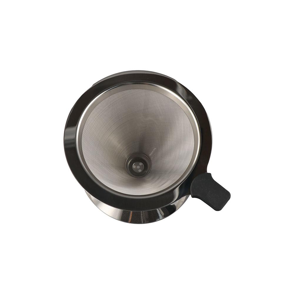 Handle with Stand Holder Reusable Cone Strainer Coffee Filter Drip Tools Pour Over Coffee Dripper