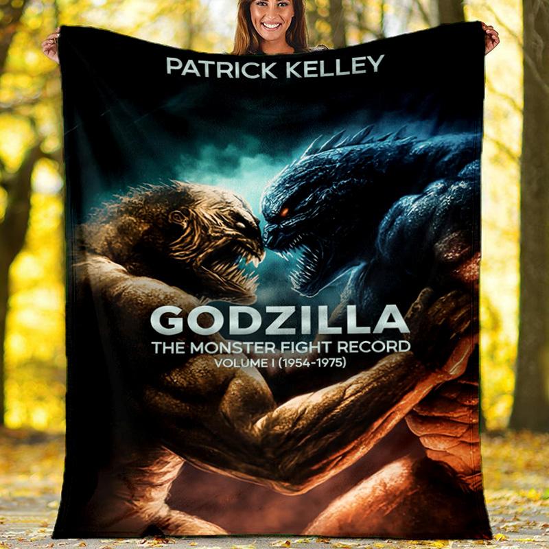 

Godzilla Rivals Monster Collection Flannel Fleece Blanket, Soft Warm Throw Blanket for Home, Kaiju Lover Gift 80cm x 120cm