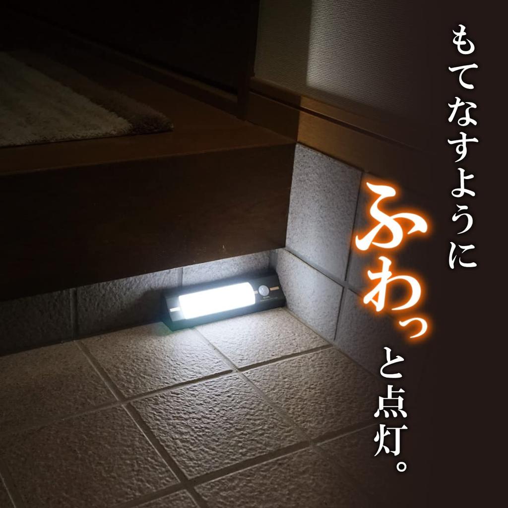 ELPA Hospitality Light LED (Stick Shape  Warm WhiteWhite) Motion Sensor Light Indoor (HLH-2203)