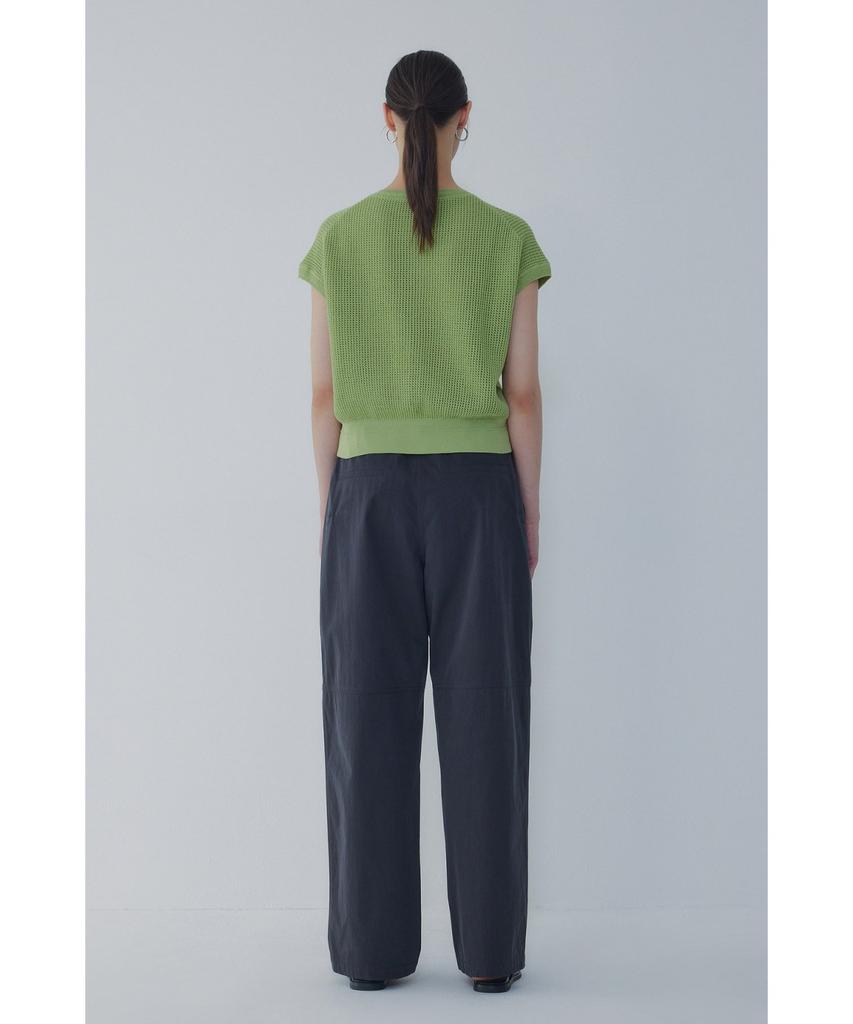 Bobeu One-Tuck Pleated Wide Chino Pants_Charcoal 7156230001