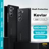 Benks Genuine KevlarCertified Phone Case, Samsung Z Fold 6 Hinge Protection Case, Montagut Woven Craft Lightweight High-End Protective Cover, Black