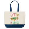 Tote Bag - PLANETEE - Blue Bottom Shopping Bag I Can't Foosball - Blue - Cotton - 40x45 Cm
