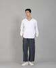 Seinteukeulu Plain V-Neck Sweatshirt Rvs-874 White