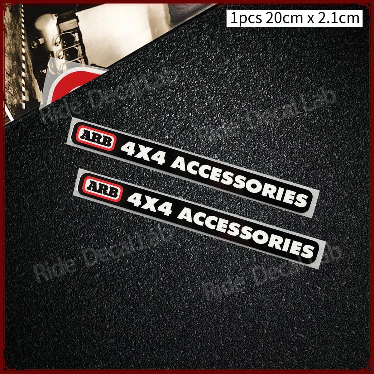 ARB Style 4 X 4 Off-road Style Car Sticker Waterproof Reflective Stickers for Car Bumper Accessories Decals 2PCS-S