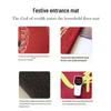 Red Anti-Slip Chinese New Year Entrance Mats: Safe Step Floor and Door Mats