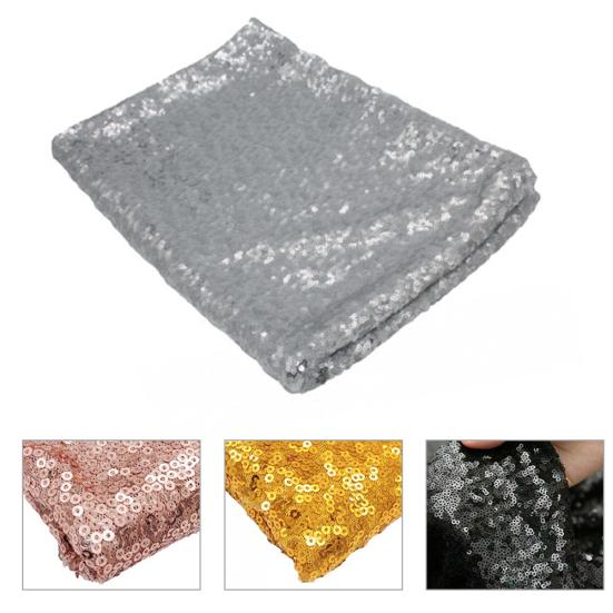 Glitter Round Sequin Table Cloth Cover Overlays Wedding Event Party Supplies