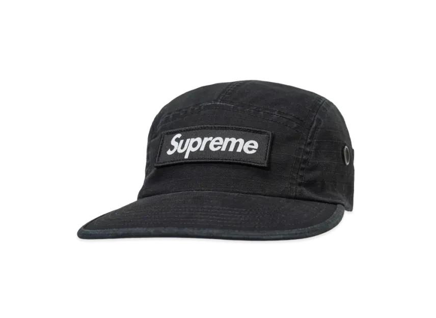 781212 Supreme Military Camp Cap Black One-Size