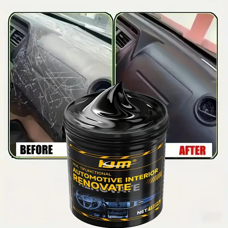 Car Interior Renewal Wax-Restores Faded Plastic Components,Adds Luster to Interior Surfaces,Protects Tires,Reduces Yellowing
