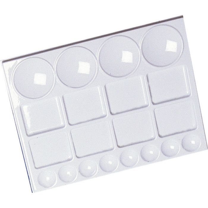 Palette XXL rectangulaire en plastique 32 x 24,5 cm