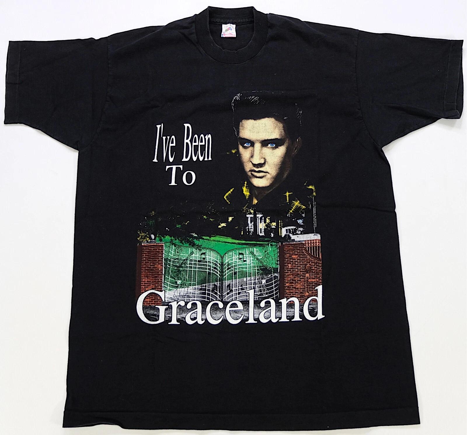 Rare VTG Elvis Presley I’ve Been To Graceland Single Stitched T Shirt 90s SZ 2XL 2XL