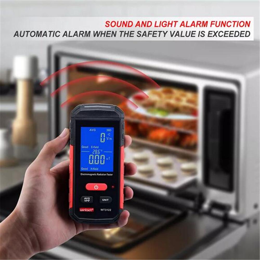 1x Electromagnetic Field Detector Electromagnetic Radiator Acousto-Optic Alarm