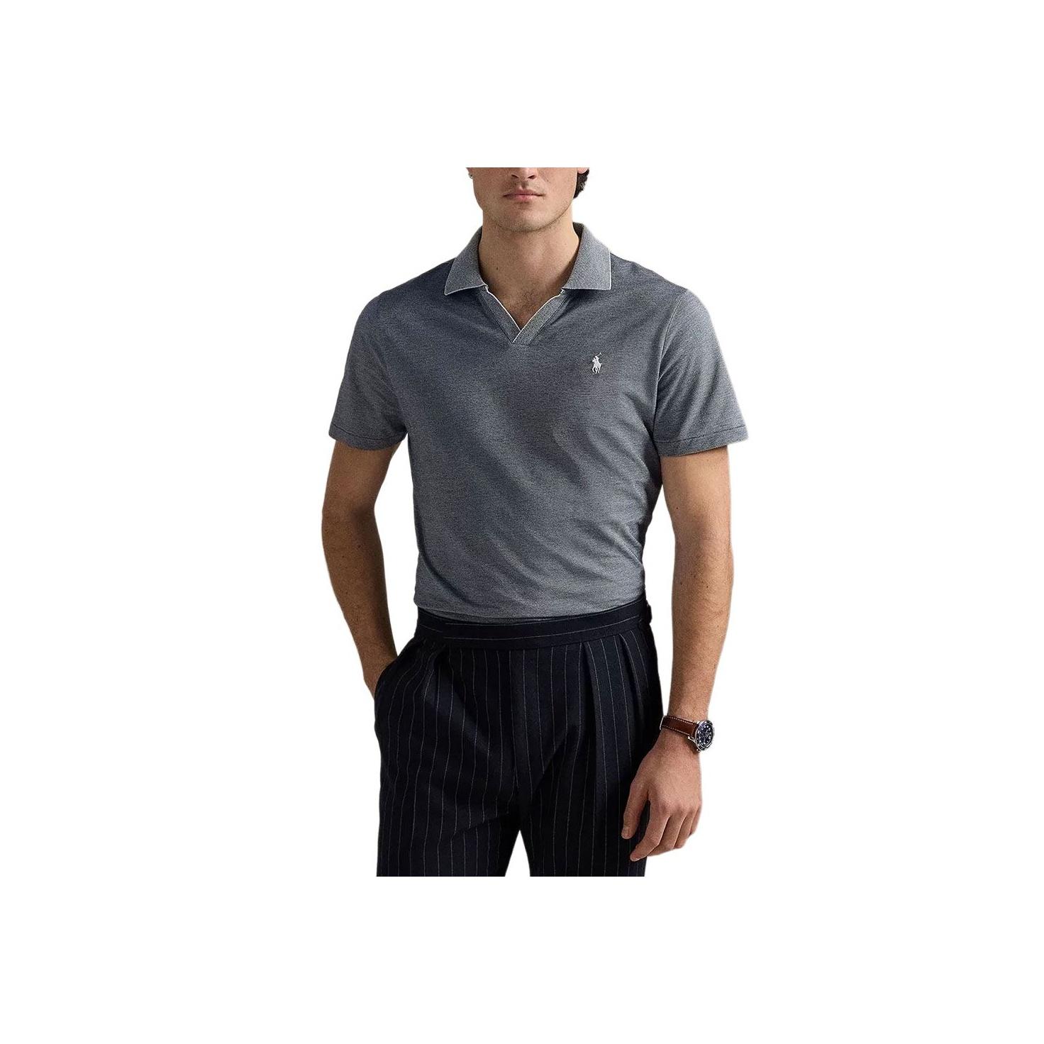 

Polo Ralph Lauren Классический крой Хлопковая футболка-поло с коротким рукавом Мужские топы 710956819-001 L