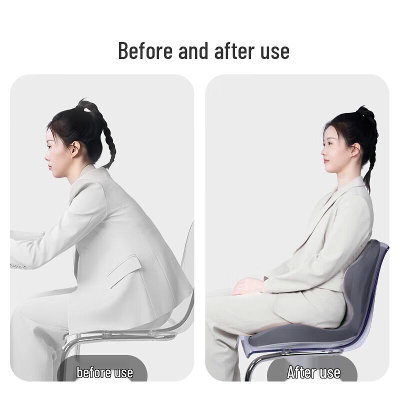 JAGO Ergonomic Integrated Lumbar Support Seat Cushion