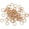 Anneaux de Jonction en Métal Anneaux Ronds Brisés Connecteurs pour Accessoires de Fabrication de Bijoux DIY 3-12mm Fournitures pour Colliers Boucles d'Oreilles