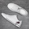 Cowhide Men's Sneakers 2025: New Soft Leather, Trendy Versatile White Shoes for Autumn/Winter Casual Wear