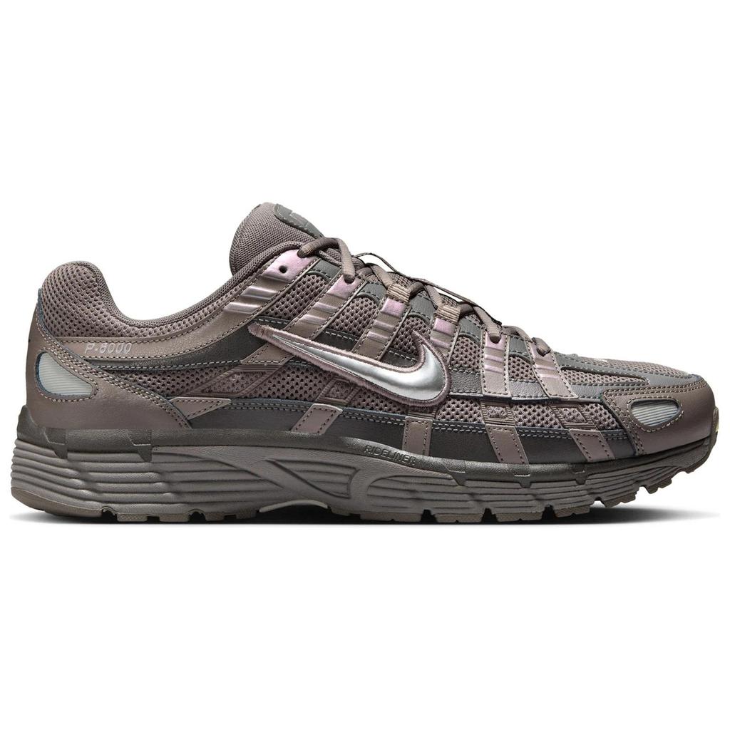 new Nike P 6000 Cave Stone Medium Ash Flat Pewter Metallic Silver