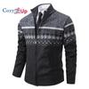 Cozy Up Automne et hiver nouveau pull hommes Cardigan veste polaire épaissie couleur pull mode hommes veste ample