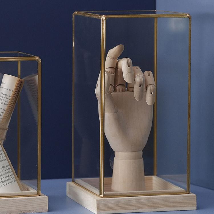 Display Case for Collectibles Glass Domes Miniature Clear Covers for Home and Office Embellishment