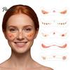 Creative Party Makeup Supplies Christmas Tattoo Stickers, Waterproof Temporary Face Tattoos with Tree Deer Quick Festive Styling Snowflake, Easy Apply