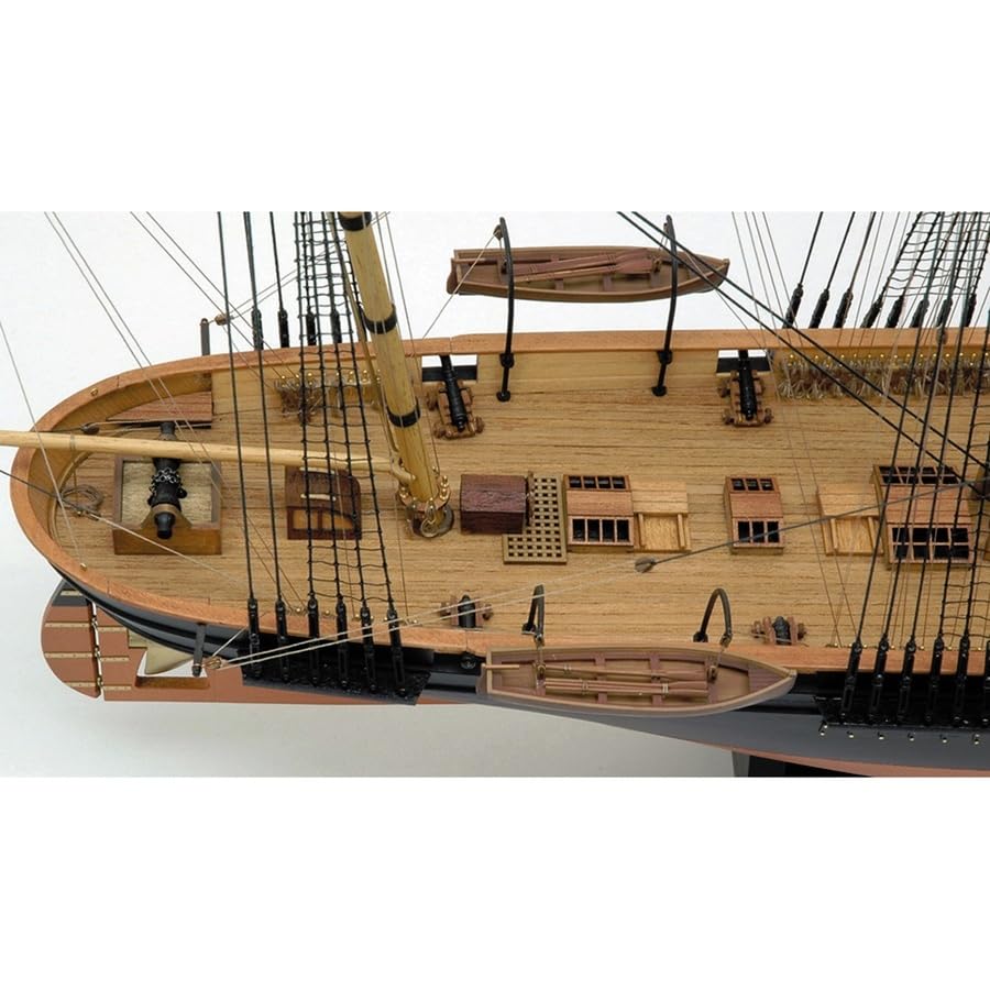 Woody Joe 1/75 Kanrin Maru (without Sails) Wooden Model Assembly Kit (Ship)