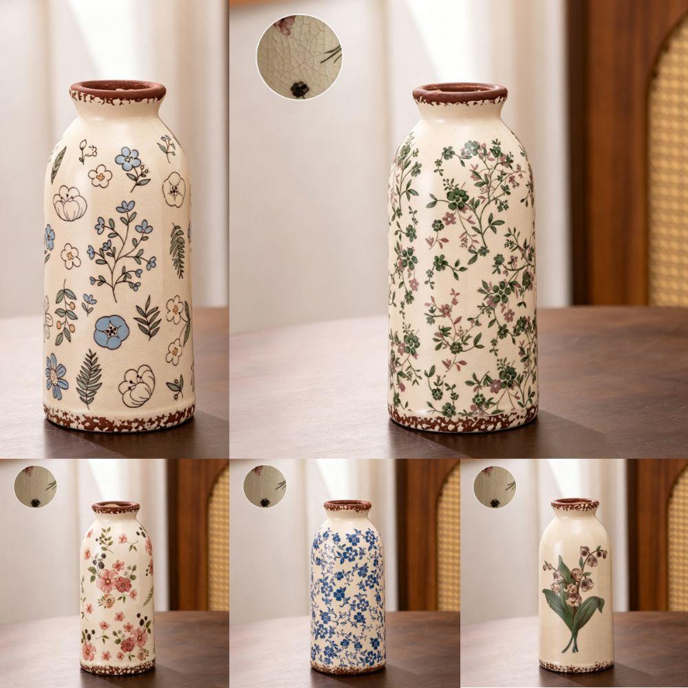 Vintage Ceramic Vase Exquisite Design Decorative Vase Flower Vase  Flower Arrangement Display