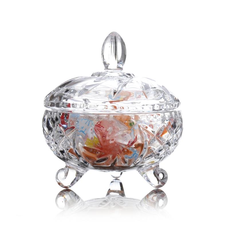 Transparent Butterfly Glass Storage Jar Jewelry Box with Lid Wedding Candy Gift Jar Candle Aromatherapy Bottle Cabinet Decor New