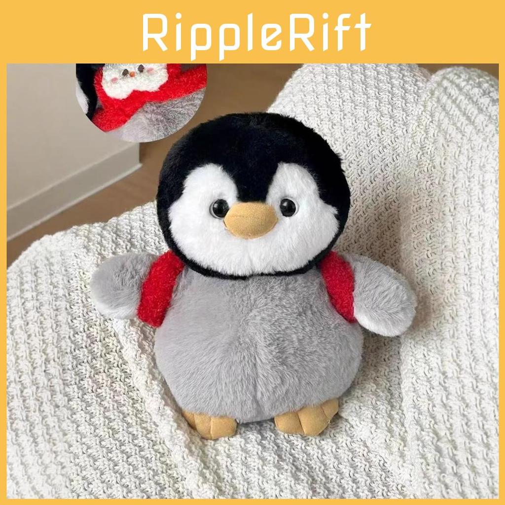 Toy Plush Penguin With Pp Cotton Filling Soft Short Fur For Children Room Decor