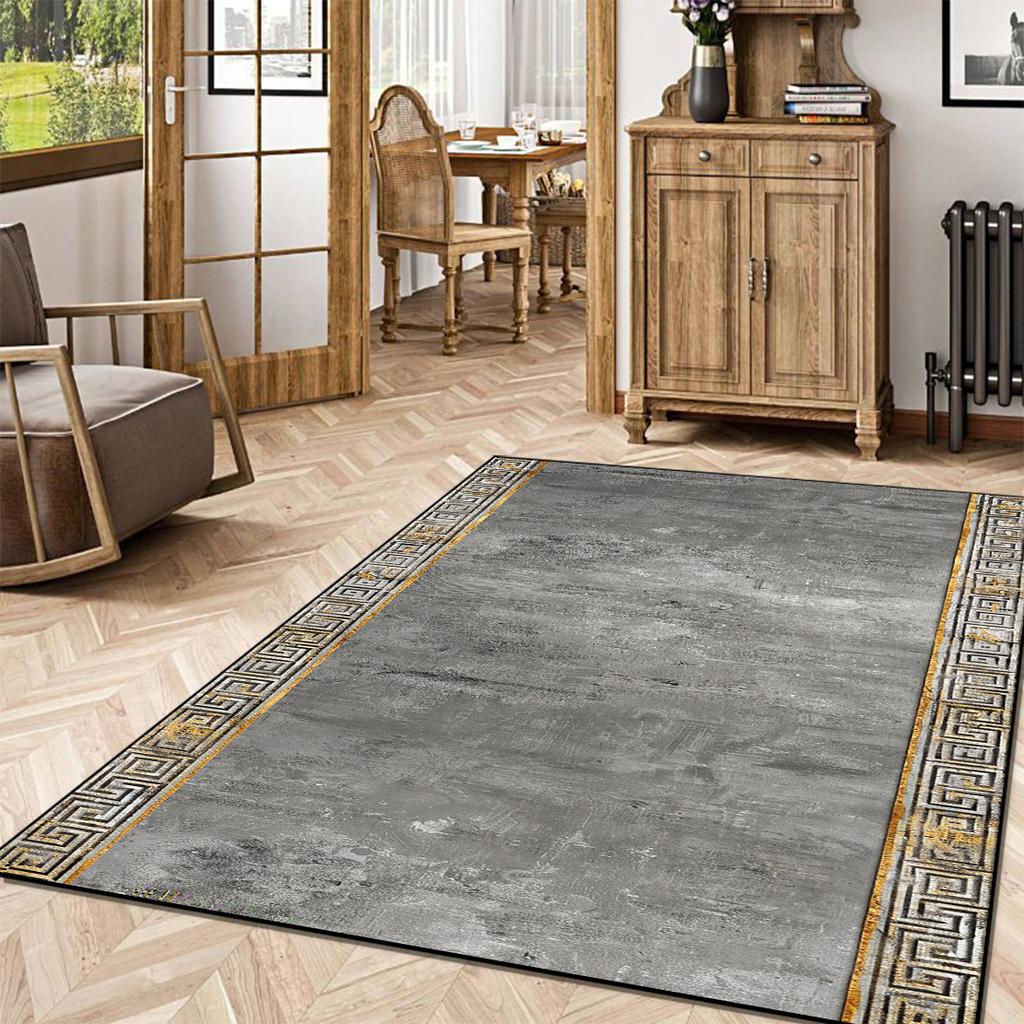 Retro Style Carpets for Living Room Bedroom Decoration Large Luxury Large Area Lounge Rugs Cloakroom Entrance Anti-slip Door Mat