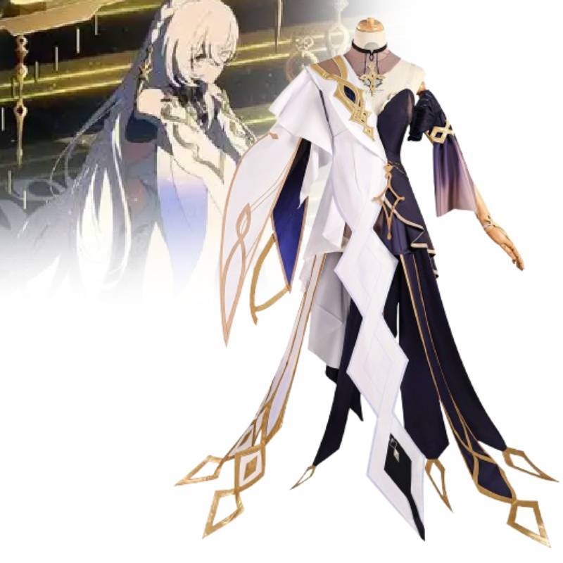 Genshin Impact Istaru Cosplay Costume With Accessories For Anime Role Play