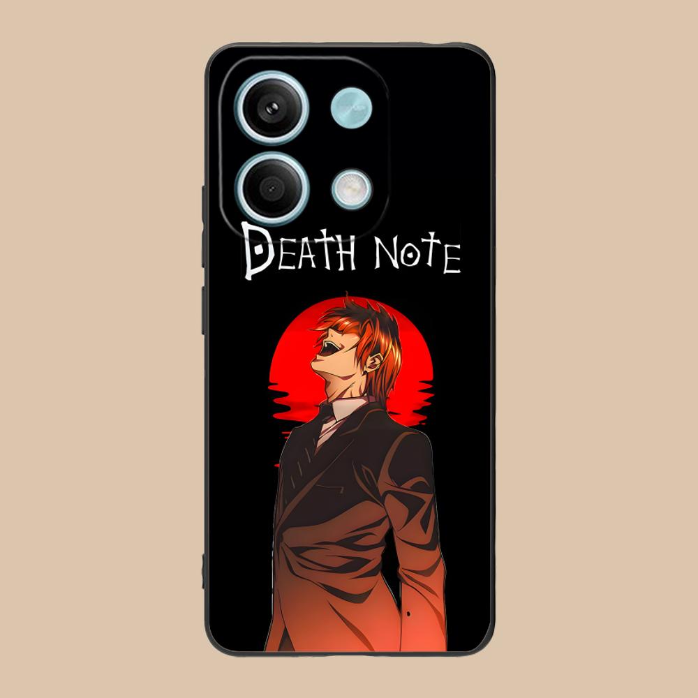 Death Note Kira Light Mobile Phone Case for POCO M7 M6 M5 M4 M3 X7 X6 X5 X4 X3 Pro GT 5G Colorful Printing Cover Cover Luxury
