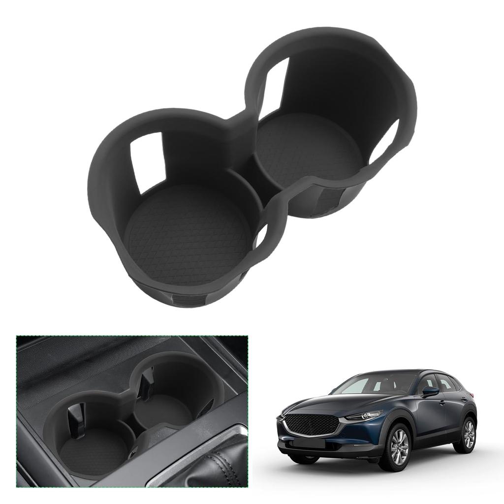 GAFAT Mazda DM Series Car Control Water Cup Cup Car Front Cup External Console CX30 DM Series Mazda Drink Car Storage Small Item Organizer CX-30 Box,