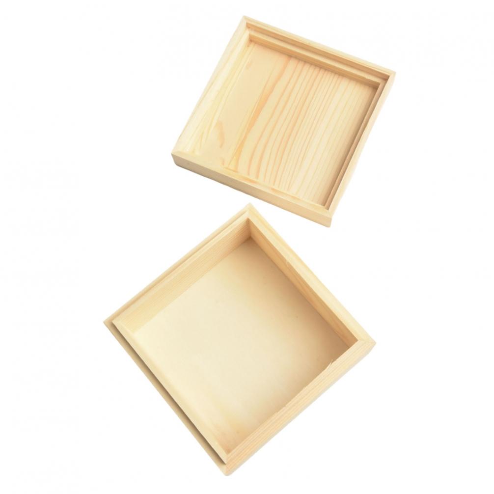 Paint Jewelry Collection Box Storage Box Wooden Box Pine