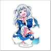 16CM Anime Cosplay Acrylic Stand Ornaments Gawr Gura Figure Stand Halloween Christmas Fans Gifts