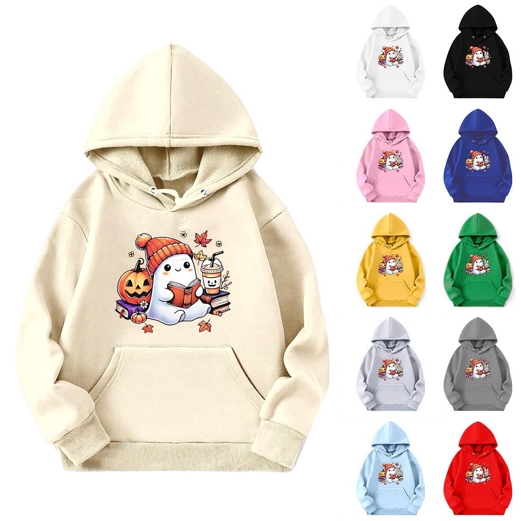 Women's Hooded Gradient Printed Long Sleeved Sweatshirt Loose Women's Sweatshirt  Sweatshirt